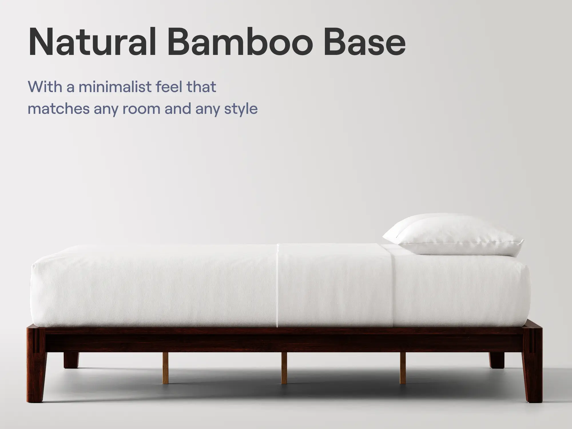 Bamboo Platform Bed Frame - Image 10