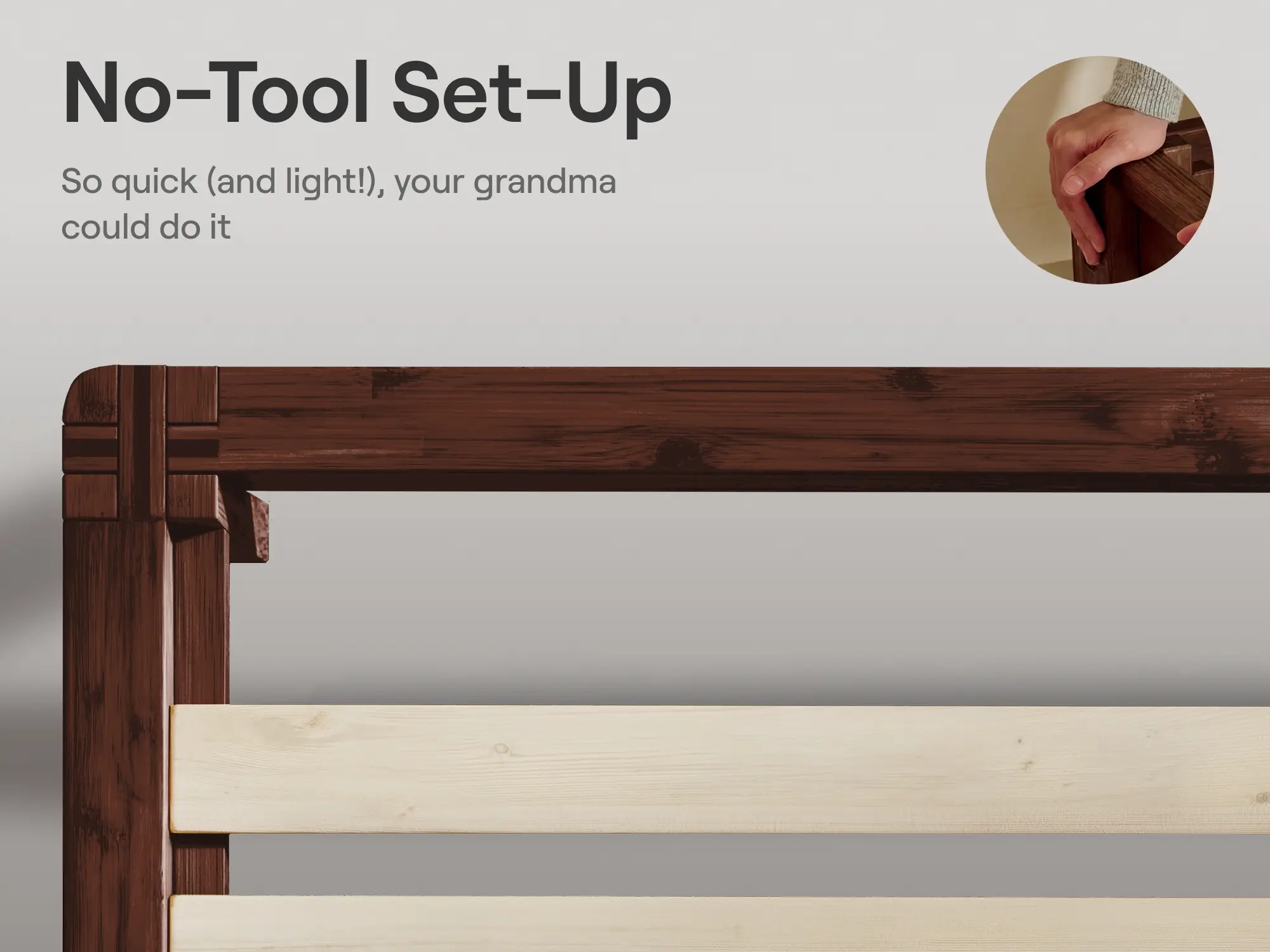 Bamboo Platform Bed Frame - Image 13