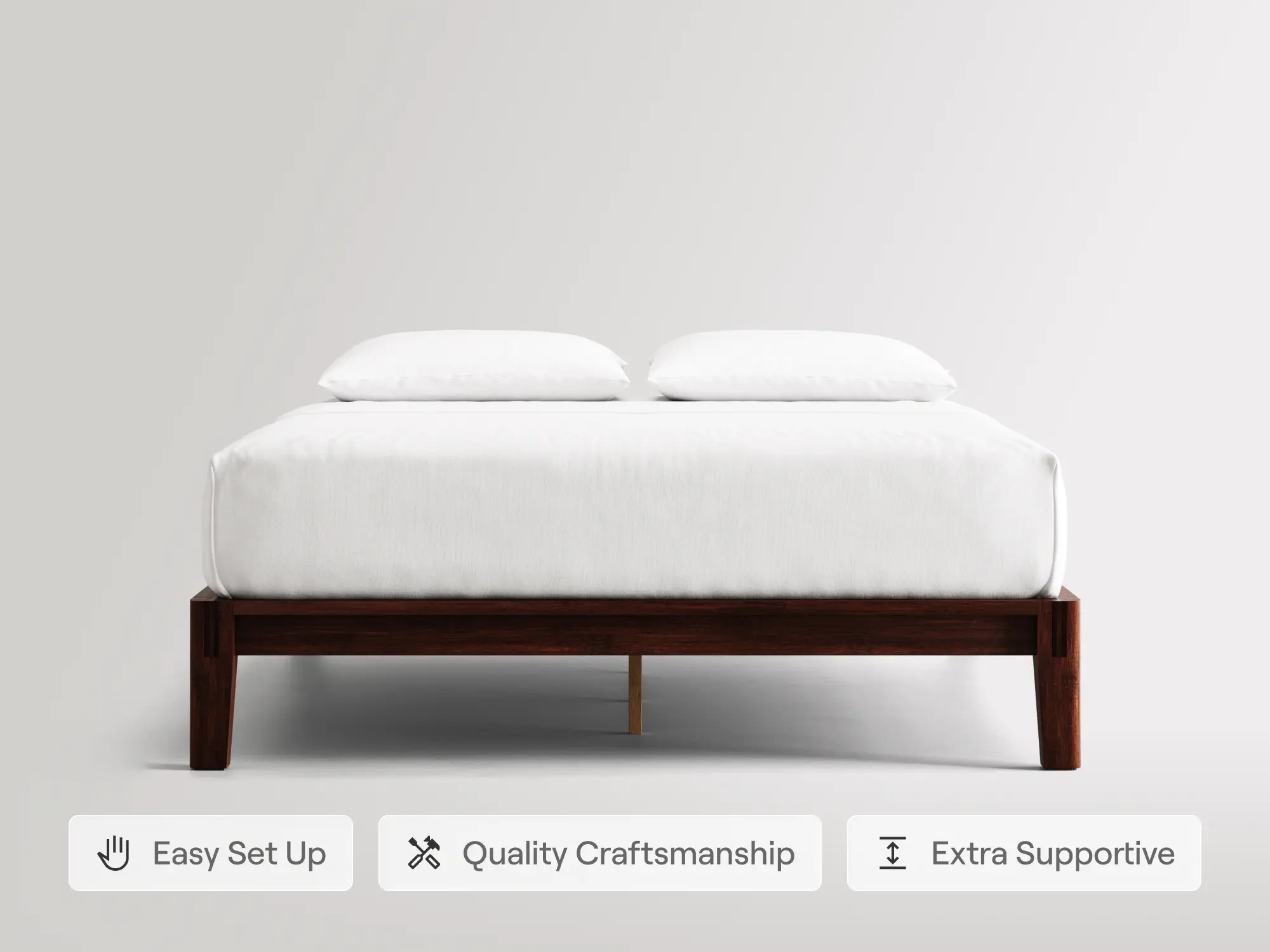 Bamboo Platform Bed Frame - Image 9
