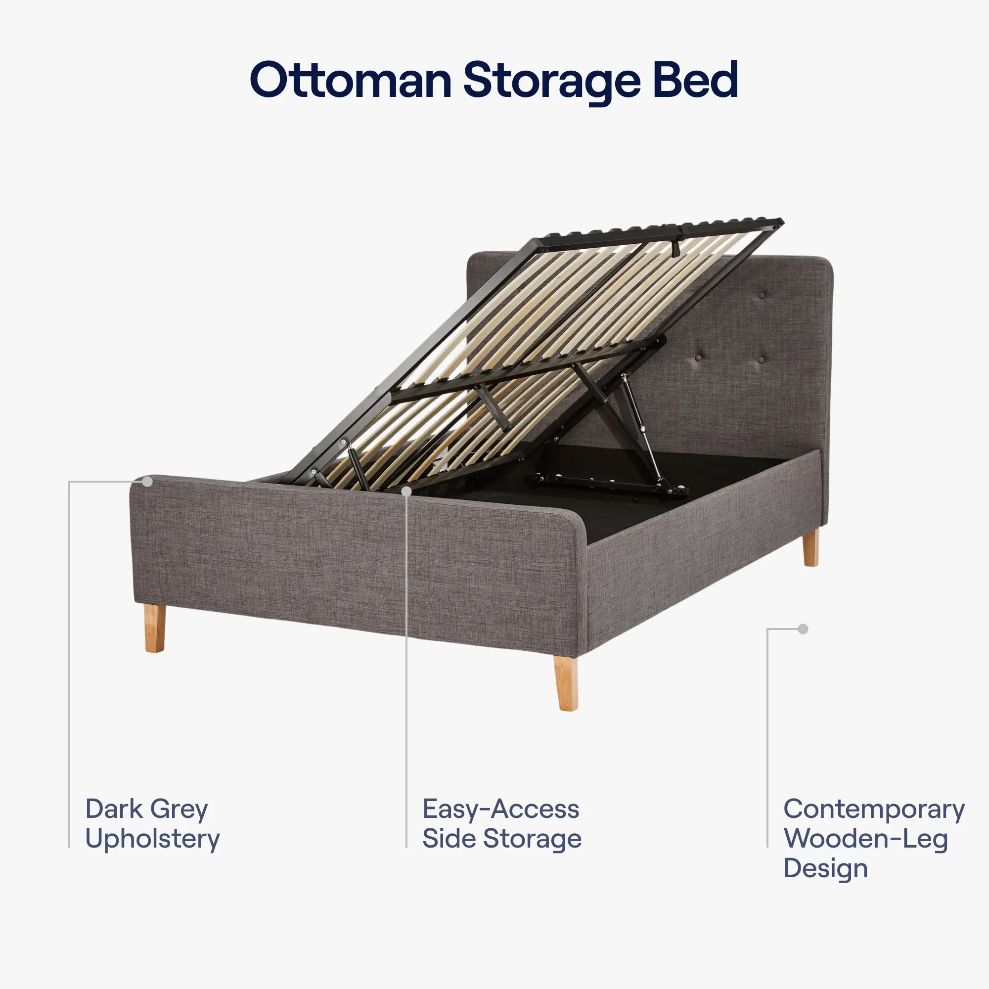 Nectar Premier Storage Bed Bundle - Double - Image 7