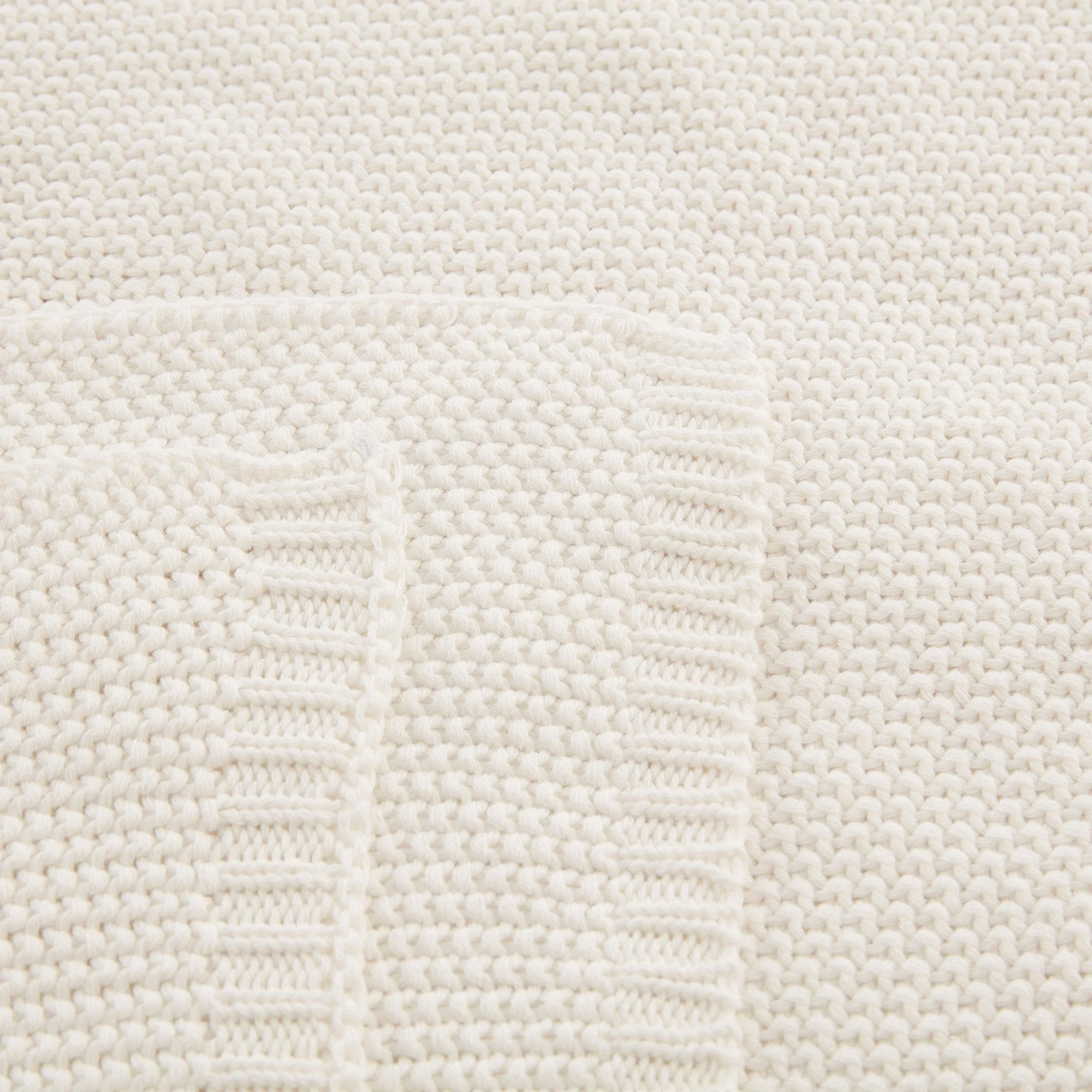 Organic Textured Knitted Throw - Image 3