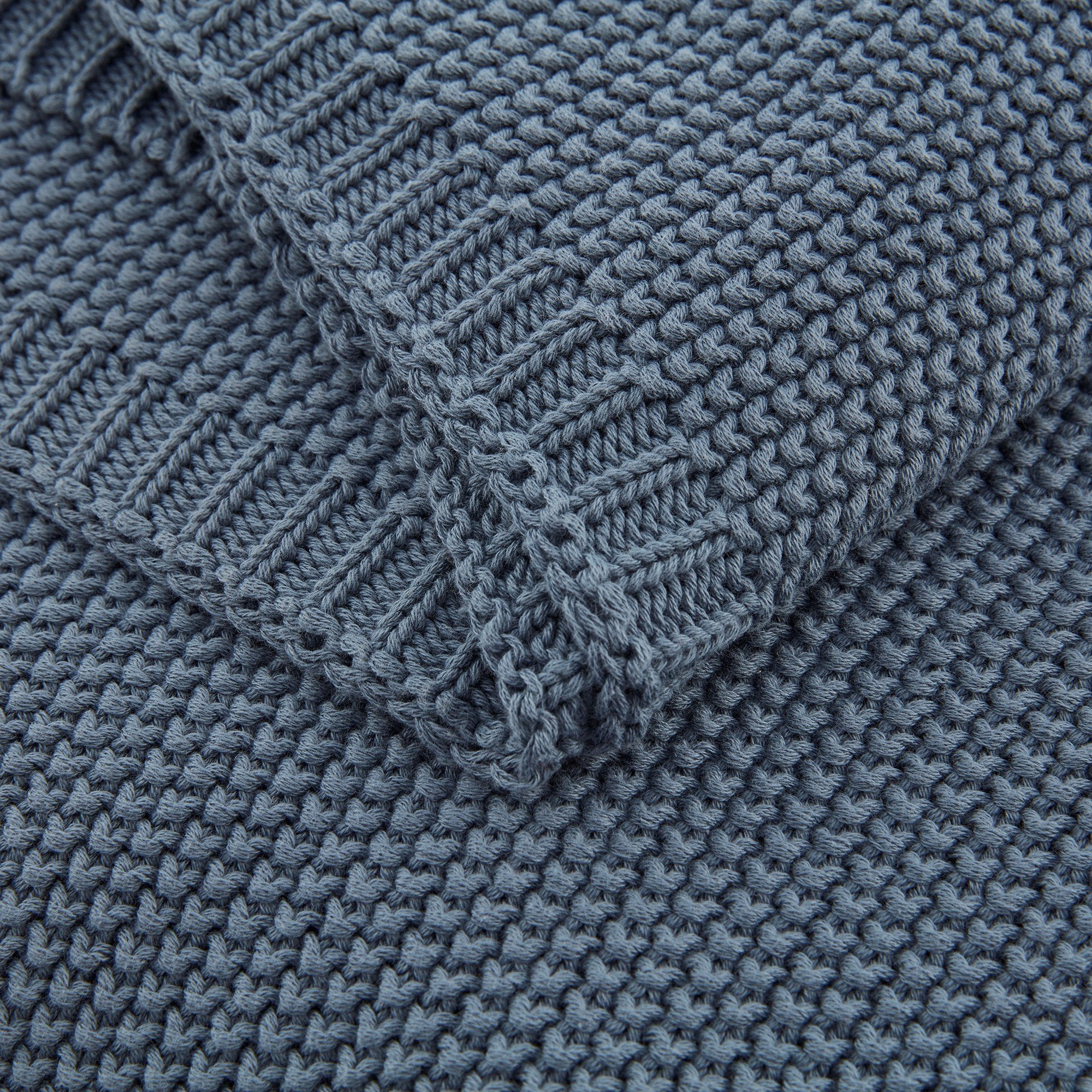 Organic Textured Knitted Throw - Image 5