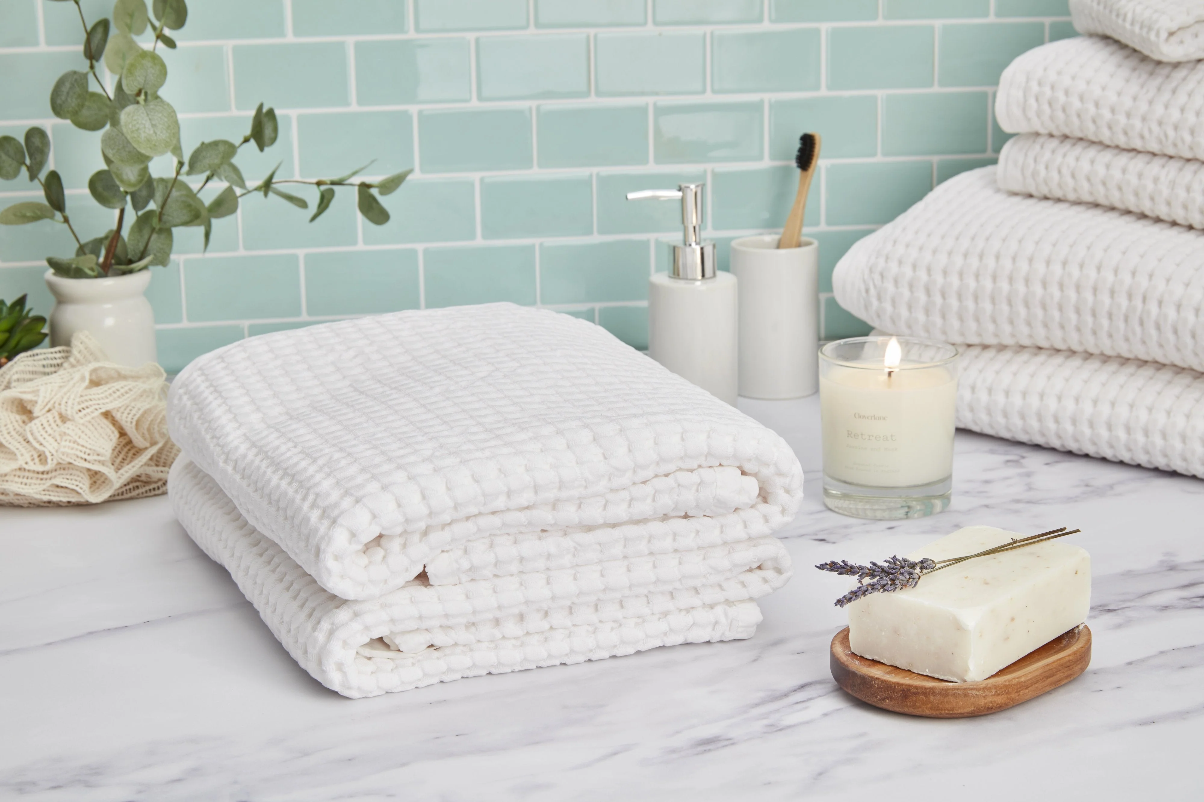 Waffle Bath Towel - Image 4