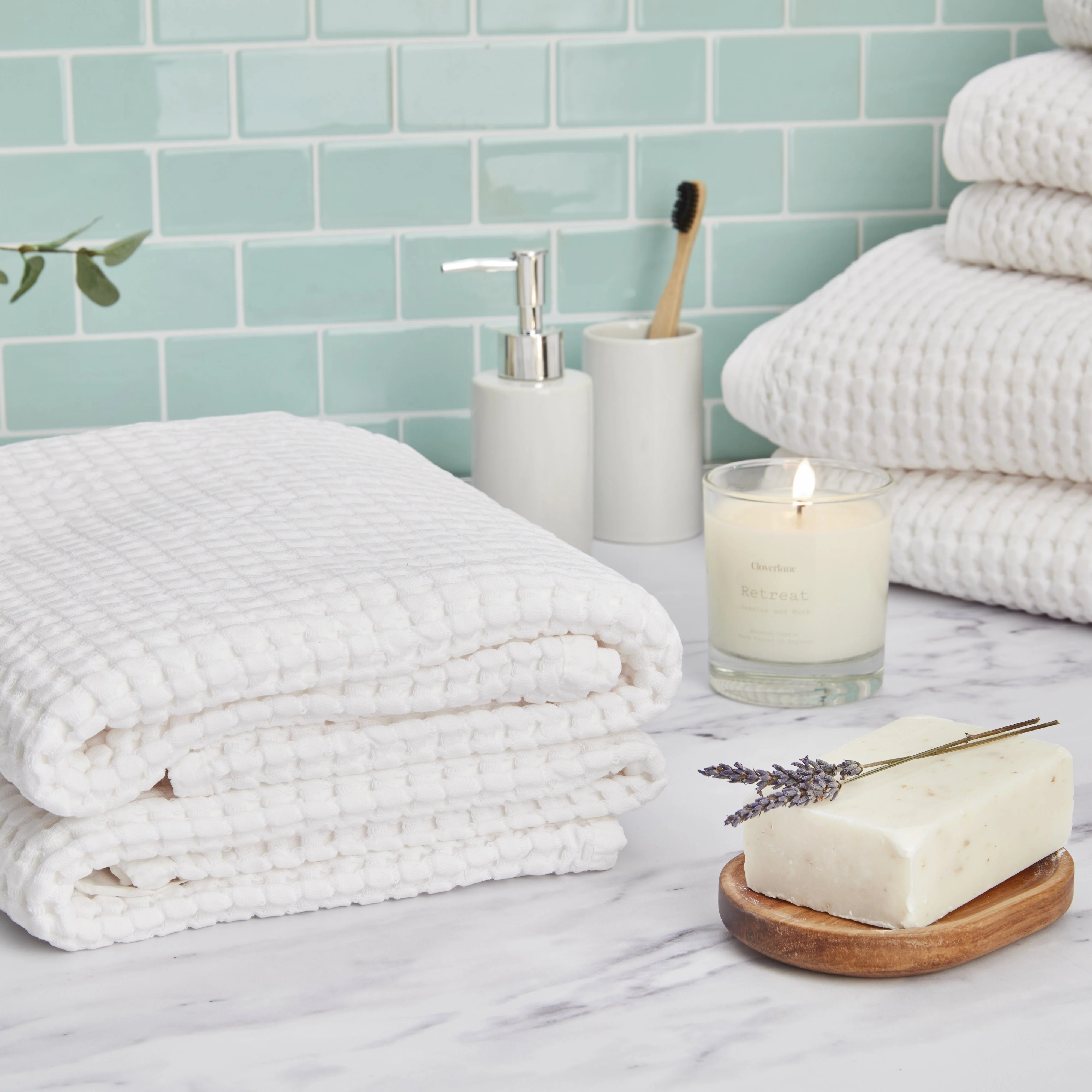 Waffle Bath Towel - Image 6